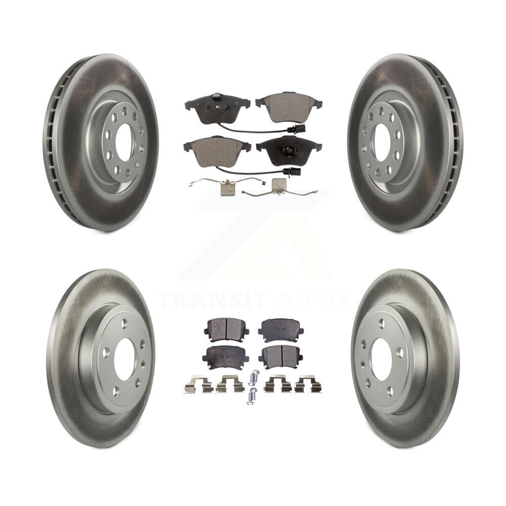 Transit Auto KGT-100878 Disc Brake Kit for 2007-2009 Audi A4, Audi A4 Quattro - Front and Rear