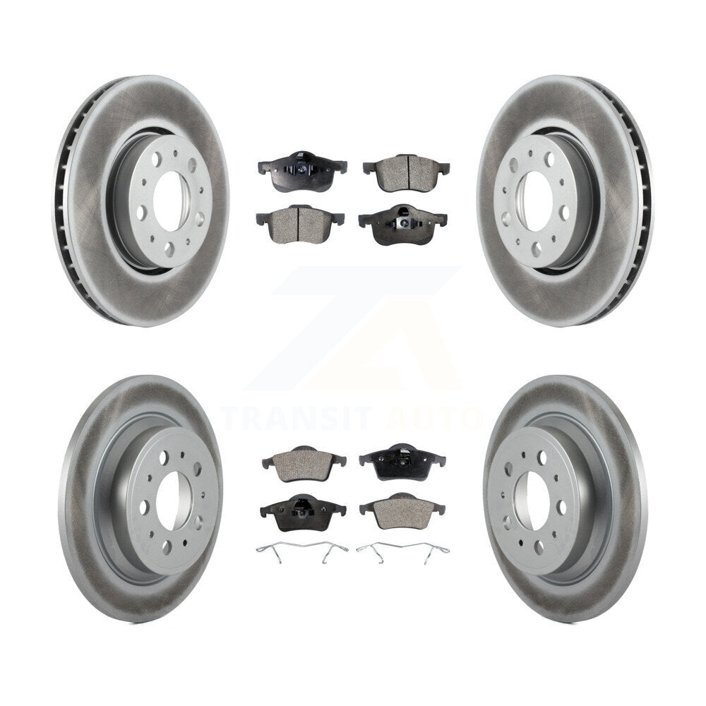 Transit Auto KGT-100879 Disc Brake Kit for 1999-2009 Volvo S60, Volvo S80 and More - Front and Rear