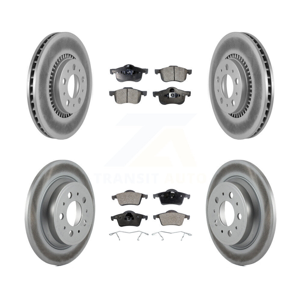 Transit Auto KGT-100880 Disc Brake Kit for 1999-2009 Volvo S60, Volvo V70 and More - Front and Rear