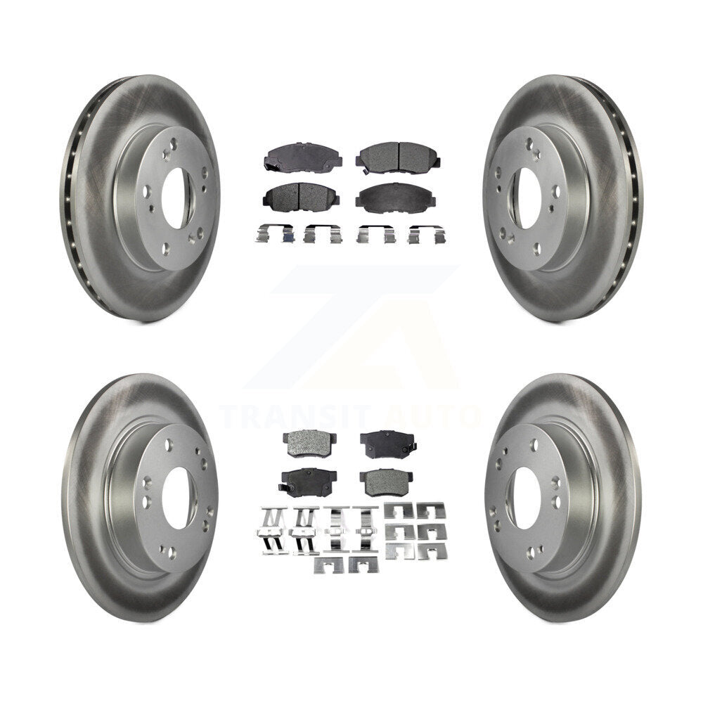 Transit Auto KGT-100883 Disc Brake Kit for 2006-2011 Honda Civic - Front and Rear