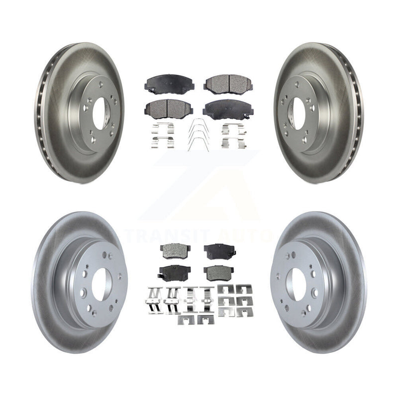 Transit Auto KGT-100887 Disc Brake Kit for 2002-2004 Honda CR-V - Front and Rear