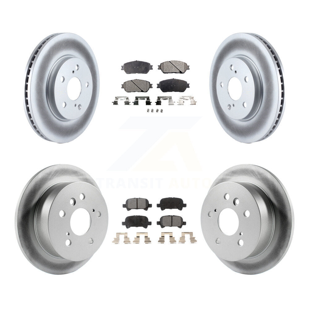 Transit Auto KGT-100890 Disc Brake Kit for 2004-2008 Toyota Avalon, Toyota Solara - Front and Rear