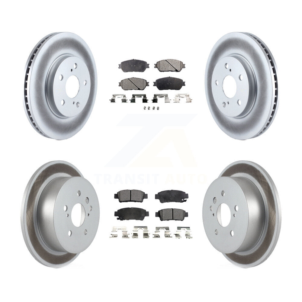Transit Auto KGT-100892 Disc Brake Kit for 2004-2010 Toyota Sienna - Front and Rear