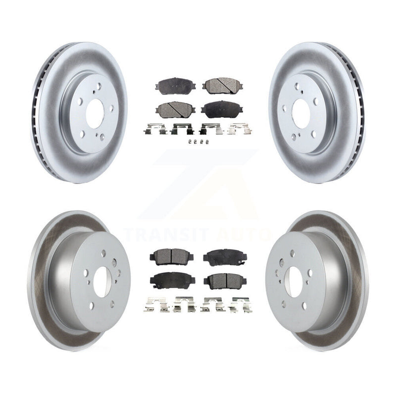 Transit Auto KGT-100892 Disc Brake Kit for 2004-2010 Toyota Sienna - Front and Rear