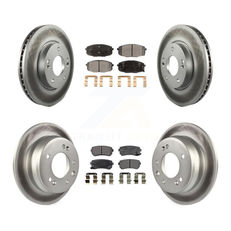 Transit Auto KGT-100894 Disc Brake Kit for 2009-2012 Hyundai Elantra - Front and Rear