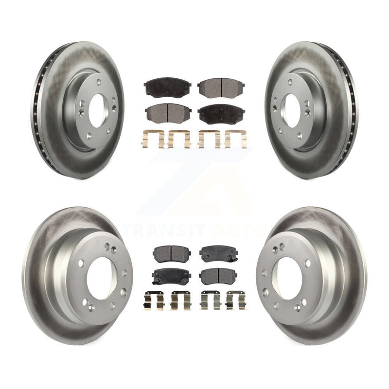 Transit Auto KGT-100895 Disc Brake Kit for 2010-2012 Kia Sportage, Hyundai Tucson - Front and Rear