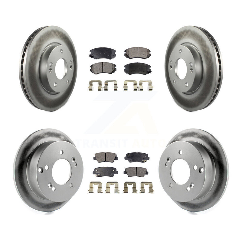 Transit Auto KGT-100898 Disc Brake Kit for 2008-2010 Hyundai Sonata - Front and Rear