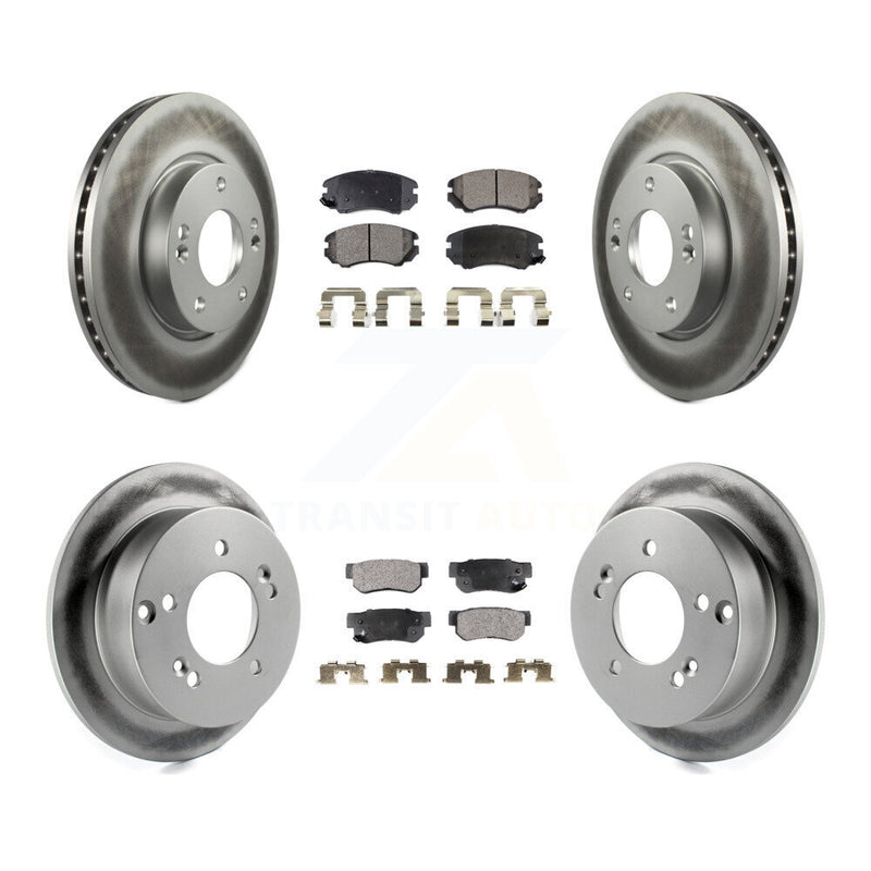Transit Auto KGT-100899 Disc Brake Kit for 2005-2010 Hyundai Sonata, Kia Magentis and More - Front and Rear