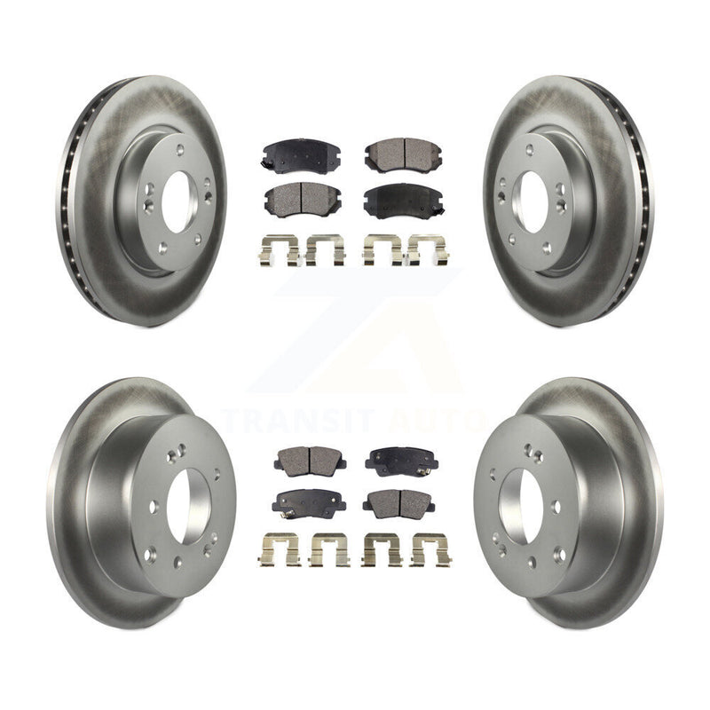 Transit Auto KGT-100900 Disc Brake Kit for 2012-2013 Kia Soul - Front and Rear