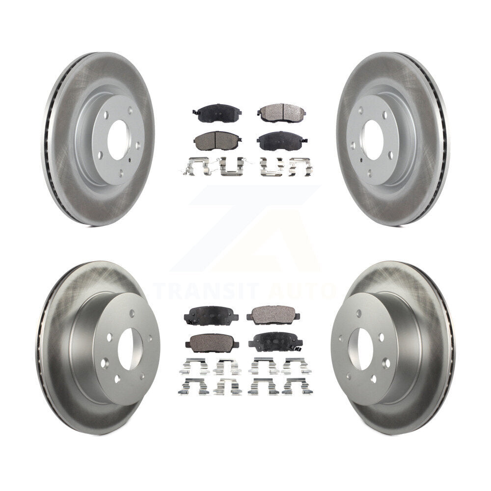 Transit Auto KGT-100909 Disc Brake Kit for 2003-2005 INFINITI G35, Nissan 350Z - Front and Rear
