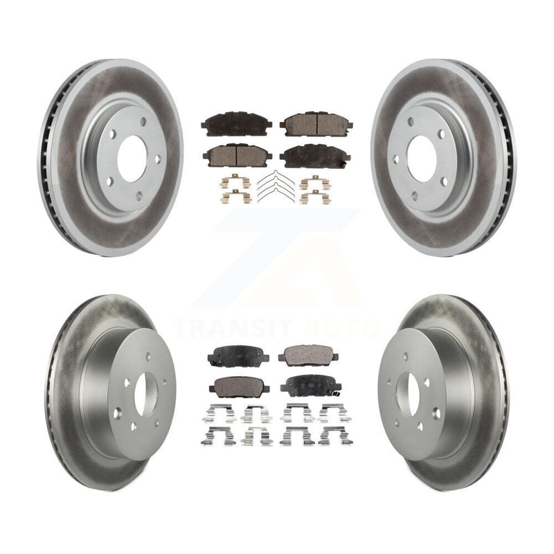 Transit Auto KGT-100910 Disc Brake Kit for 2011-2017 Nissan Quest - Front and Rear