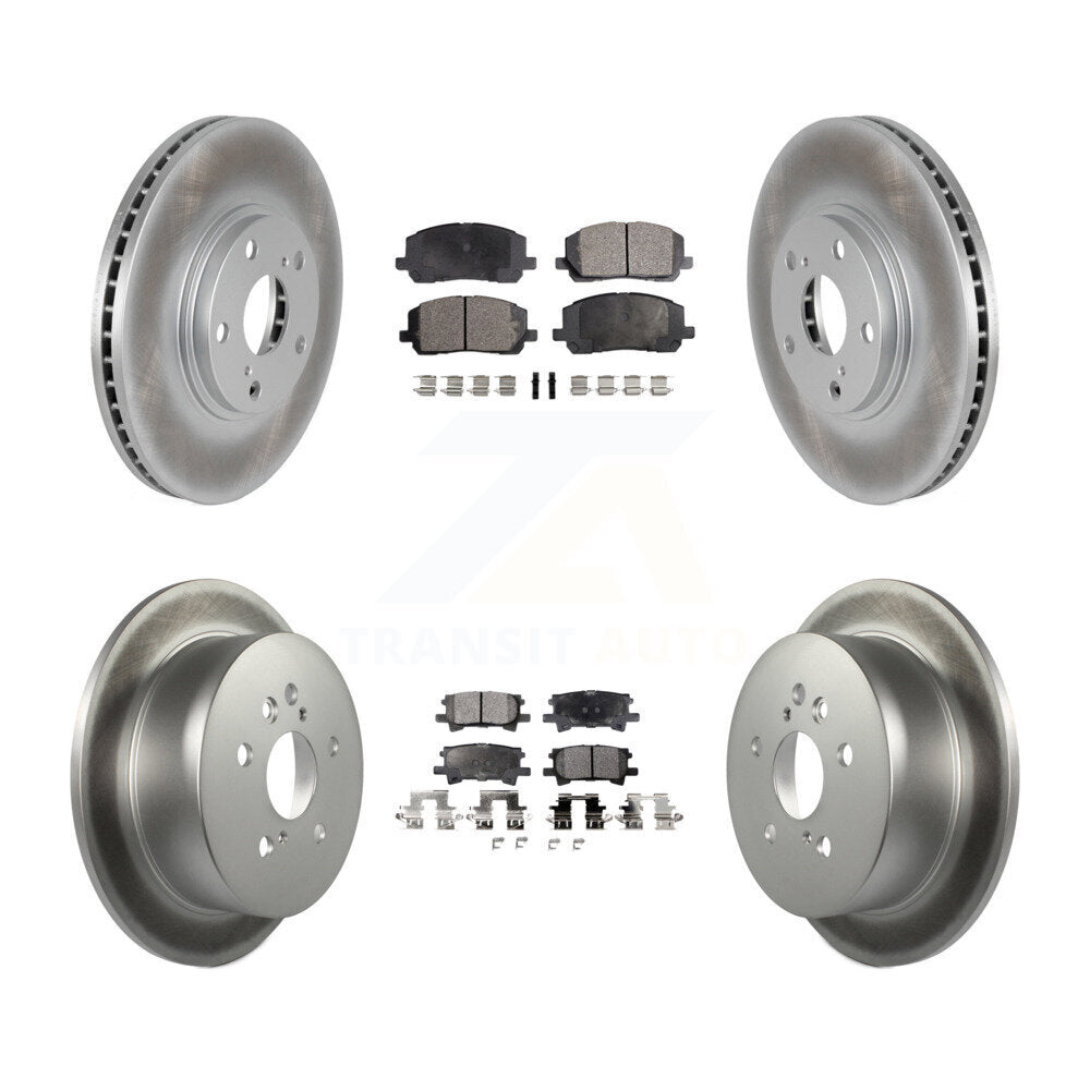 Transit Auto KGT-100929 Disc Brake Kit for 2004-2007 Toyota Highlander - Front and Rear