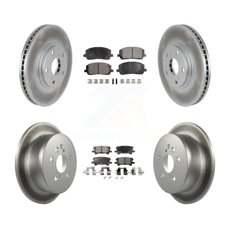Transit Auto KGT-100929 Disc Brake Kit for 2004-2007 Toyota Highlander - Front and Rear