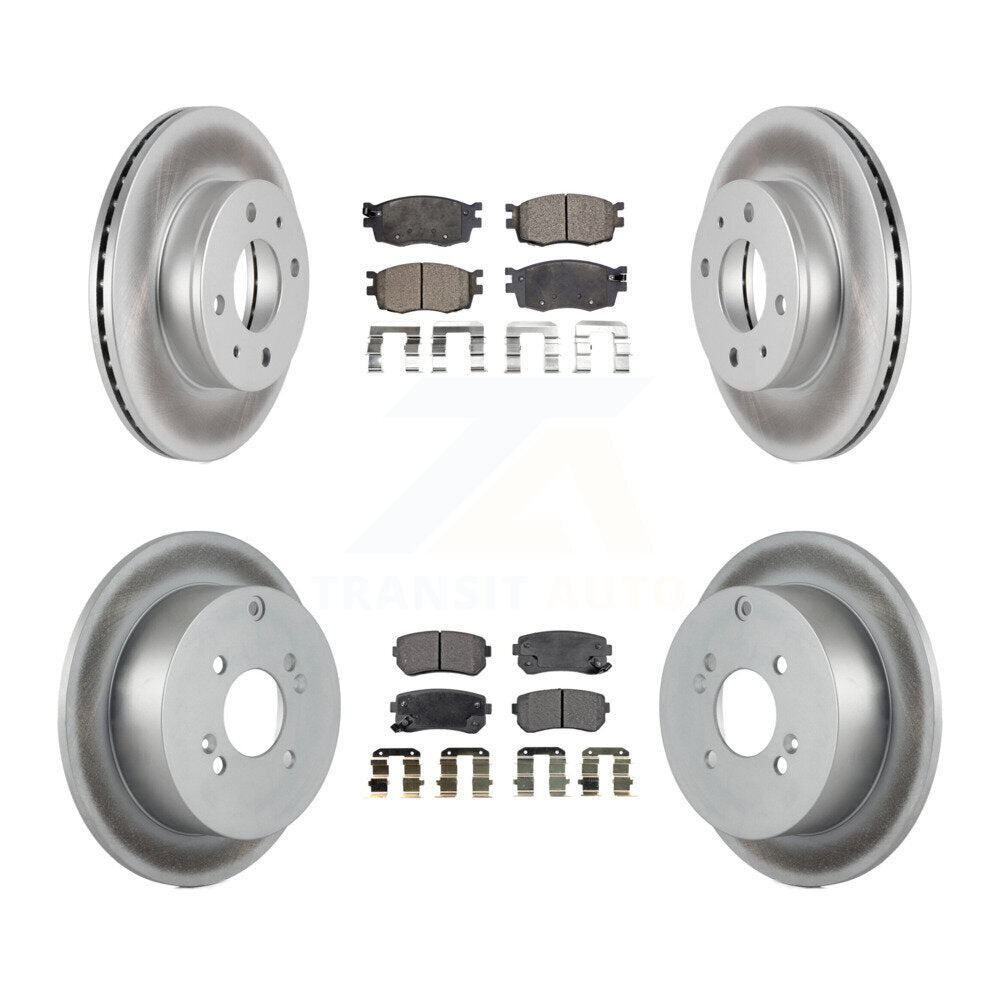 Transit Auto KGT-100932 Disc Brake Kit for 2006 Hyundai Accent - Front and Rear