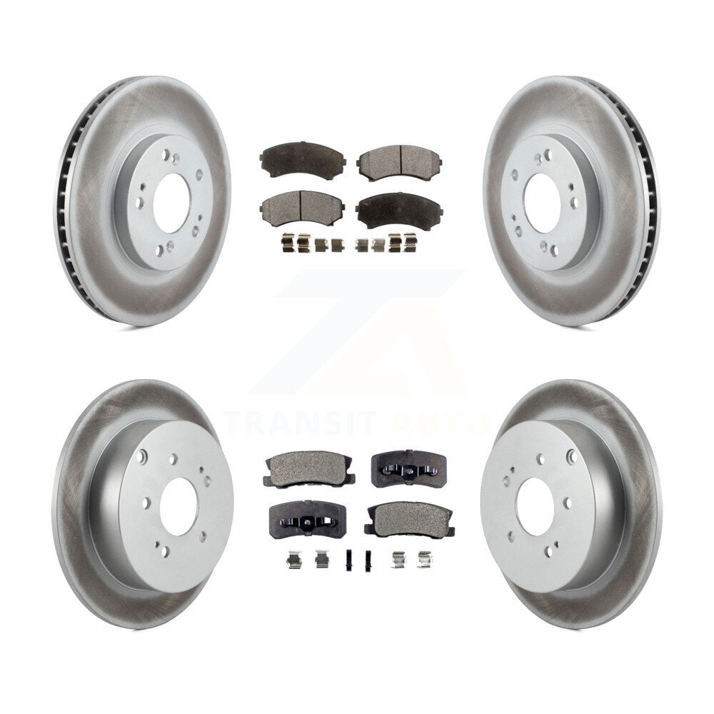Transit Auto KGT-100933 Disc Brake Kit for 2004-2011 Mitsubishi Endeavor - Front and Rear