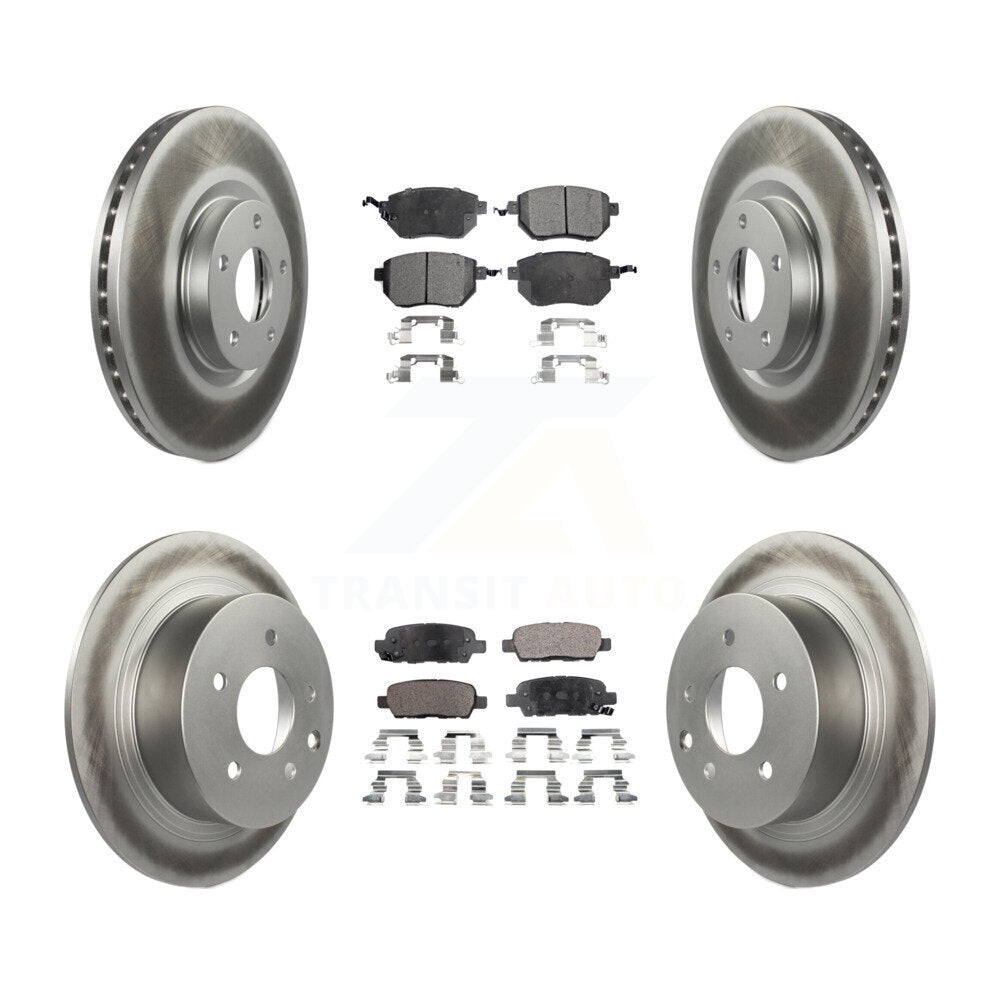 Transit Auto KGT-100935 Disc Brake Kit for 2004-2005 Nissan Altima, Nissan Maxima - Front and Rear