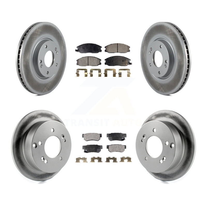 Transit Auto KGT-100939 Disc Brake Kit for 2003-2005 Hyundai XG350 - Front and Rear
