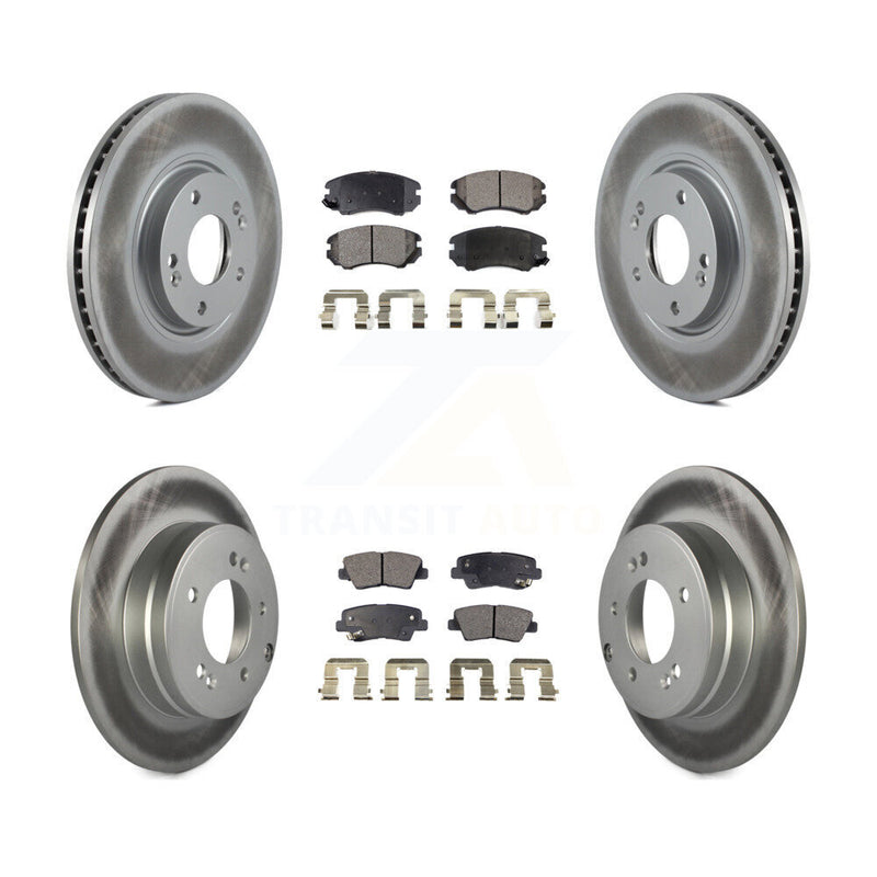 Transit Auto KGT-100942 Disc Brake Kit for 2010-2011 Hyundai Azera - Front and Rear