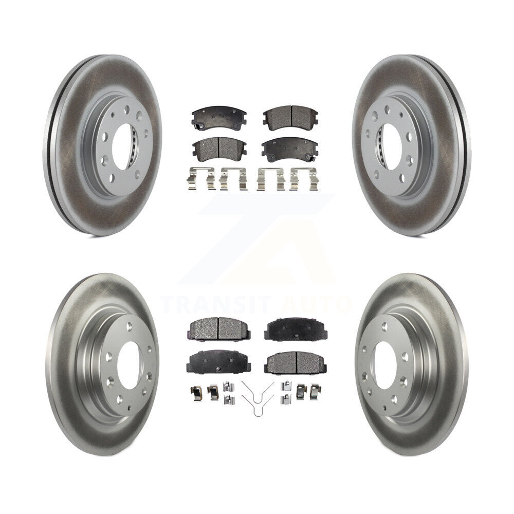Transit Auto KGT-100946 Disc Brake Kit for 2003-2005 Mazda 6 - Front and Rear