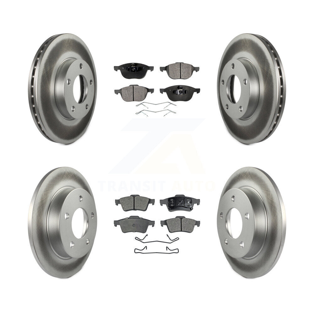 Transit Auto KGT-100949 Disc Brake Kit for 2004-2005 Mazda 3 - Front and Rear