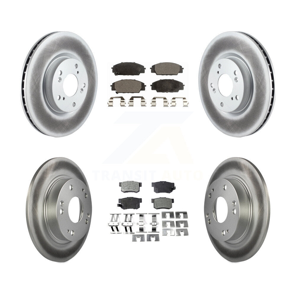 Transit Auto KGT-100956 Disc Brake Kit for 2006-2011 Acura CSX, Honda Civic - Front and Rear