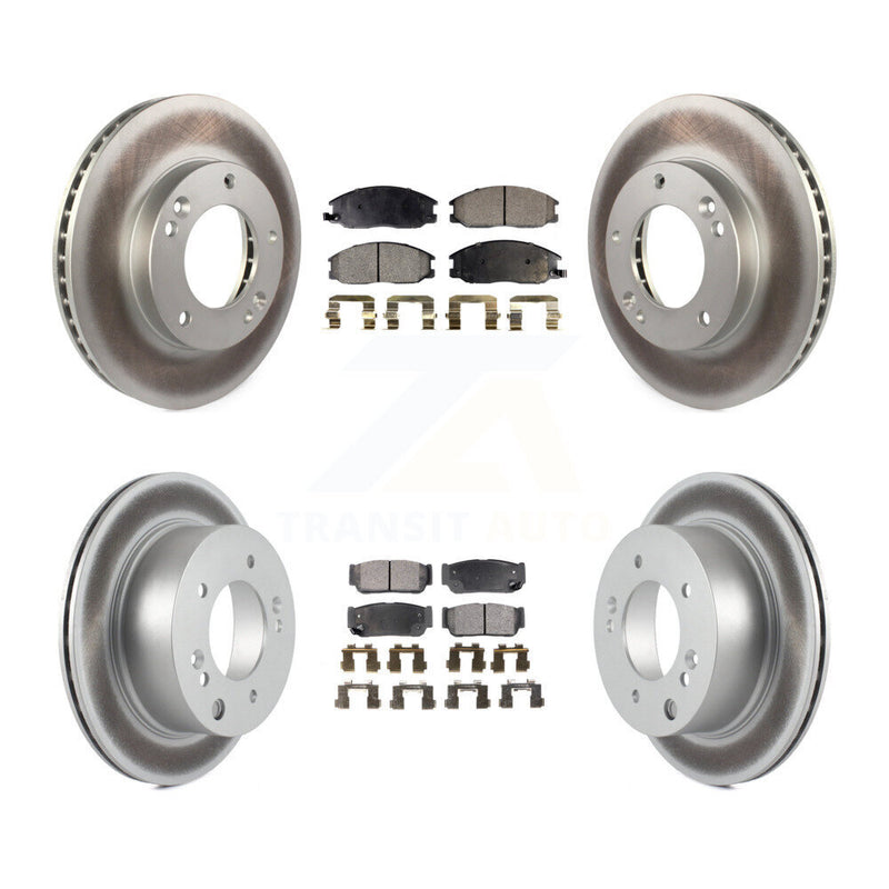 Transit Auto KGT-100961 Disc Brake Kit for 2003-2006 Kia Sorento - Front and Rear