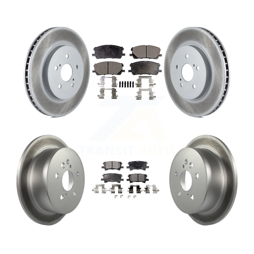 Transit Auto KGT-100965 Disc Brake Kit for 2004-2009 Lexus RX350, Lexus RX400h and More - Front and Rear