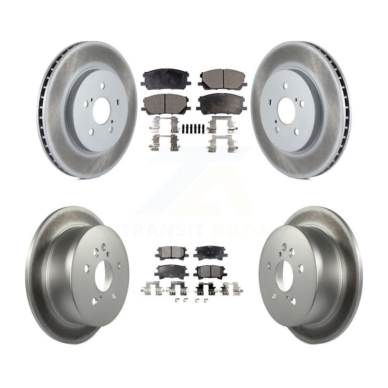 Transit Auto KGT-100965 Disc Brake Kit for 2004-2009 Lexus RX350, Lexus RX400h and More - Front and Rear