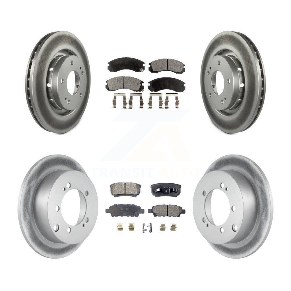 Transit Auto KGT-100967 Disc Brake Kit for 2005-2006 Mitsubishi Outlander - Front and Rear