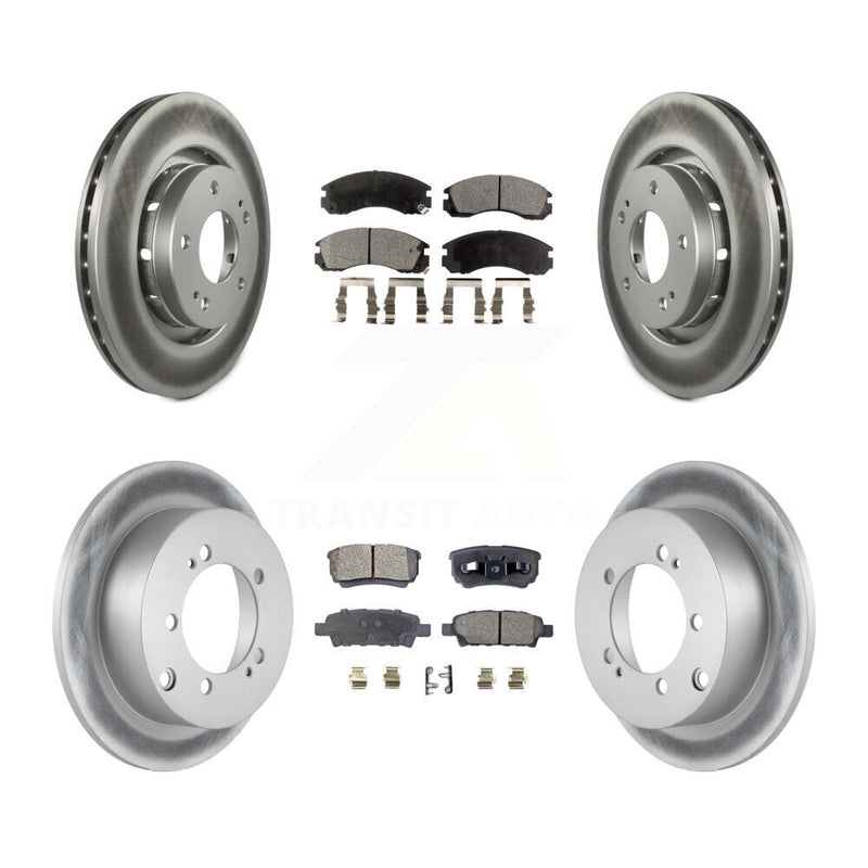 Transit Auto KGT-100967 Disc Brake Kit for 2005-2006 Mitsubishi Outlander - Front and Rear