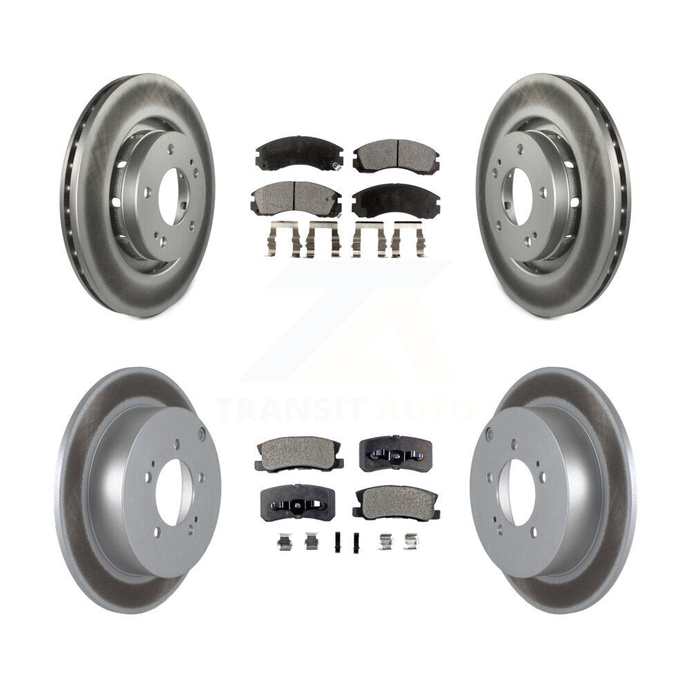 Transit Auto KGT-100968 Disc Brake Kit for 2009 Mitsubishi Lancer - Front and Rear