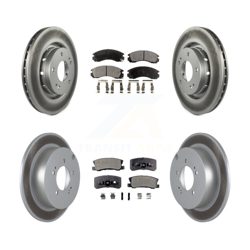 Transit Auto KGT-100968 Disc Brake Kit for 2009 Mitsubishi Lancer - Front and Rear