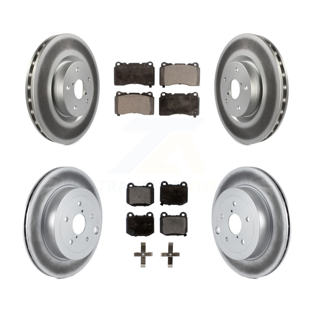 Transit Auto KGT-100970 Disc Brake Kit for 2008-2017 Subaru WRX STI, Subaru Impreza - Front and Rear