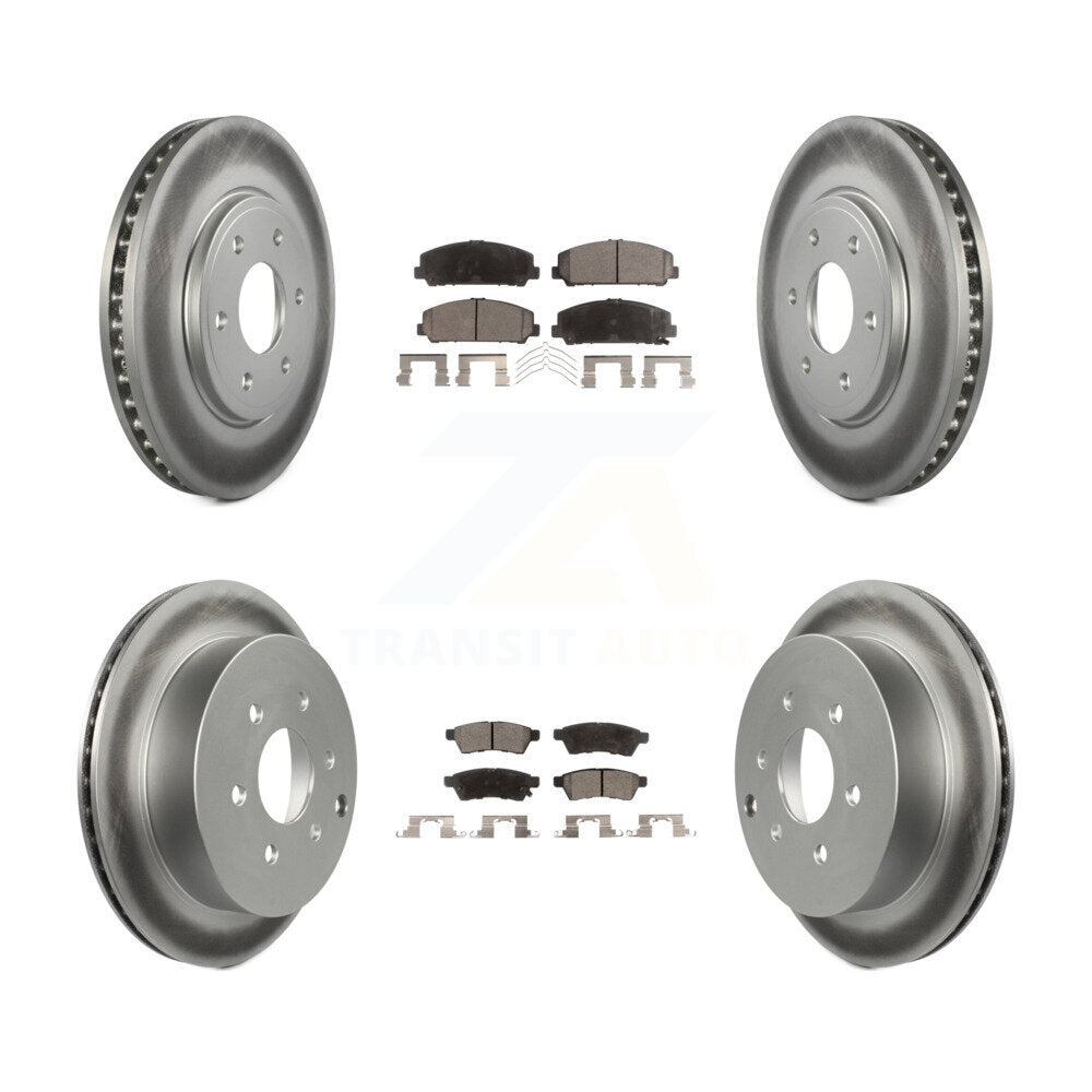 Transit Auto KGT-100976 Disc Brake Kit for 2011-2012 Suzuki Equator - Front and Rear