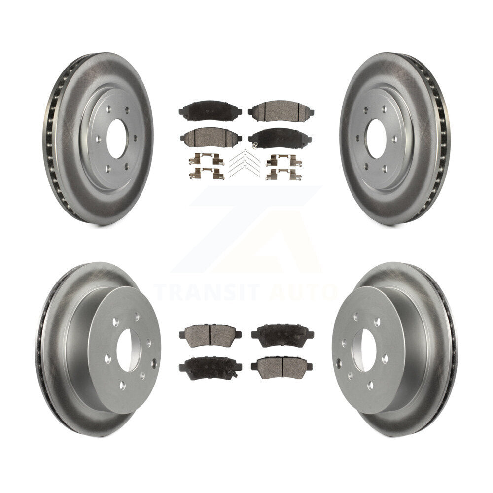 Transit Auto KGT-100978 Disc Brake Kit for 2006-2007 Nissan Xterra - Front and Rear