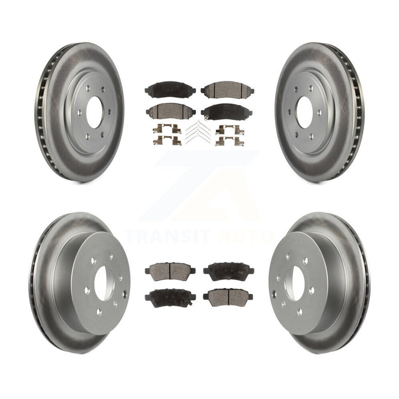 Transit Auto KGT-100978 Disc Brake Kit for 2006-2007 Nissan Xterra - Front and Rear