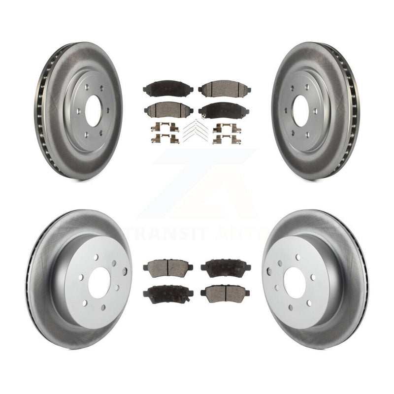 Transit Auto KGT-100979 Disc Brake Kit for 2005-2012 Nissan Pathfinder - Front and Rear