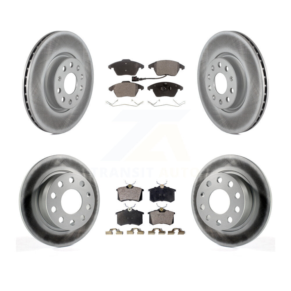 Transit Auto KGT-100988 Disc Brake Kit for 2014-2018 Volkswagen Jetta, Volkswagen Beetle - Front and Rear