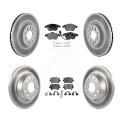 Transit Auto KGT-100989 Disc Brake Kit for 2009-2018 Volkswagen Tiguan Limited, Audi Q3 and More - Front and Rear