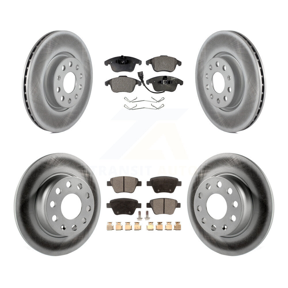 Transit Auto KGT-100990 Disc Brake Kit for 2012-2014 Volkswagen Passat - Front and Rear