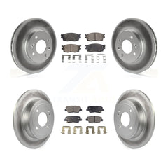 Transit Auto KGT-101003 Disc Brake Kit for 2011 Hyundai Accent - Front and Rear