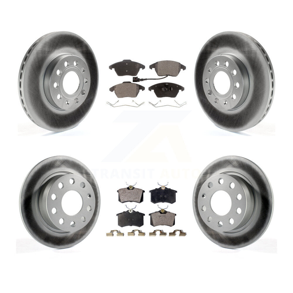 Transit Auto KGT-101009 Disc Brake Kit for 2013-2018 Volkswagen Jetta, Volkswagen Beetle - Front and Rear