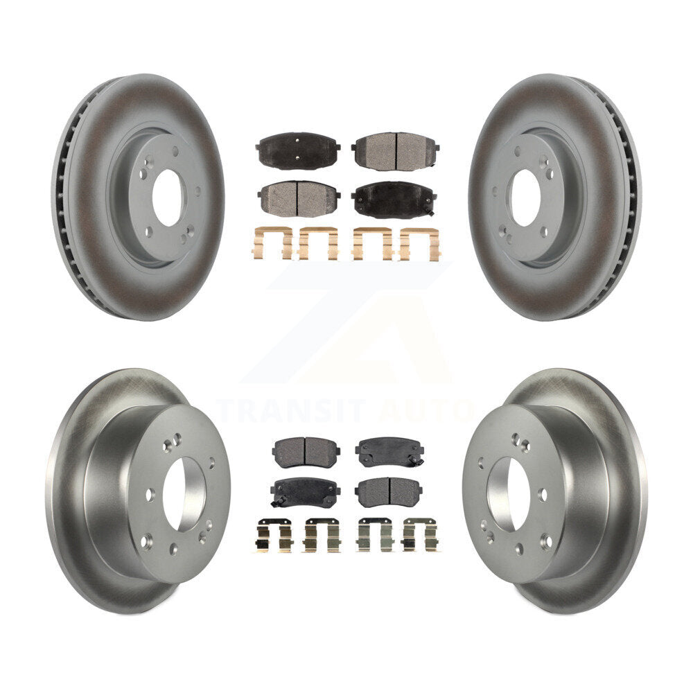 Transit Auto KGT-101012 Disc Brake Kit for 2010-2013 Kia Forte5, Kia Forte, Kia Forte Koup - Front and Rear