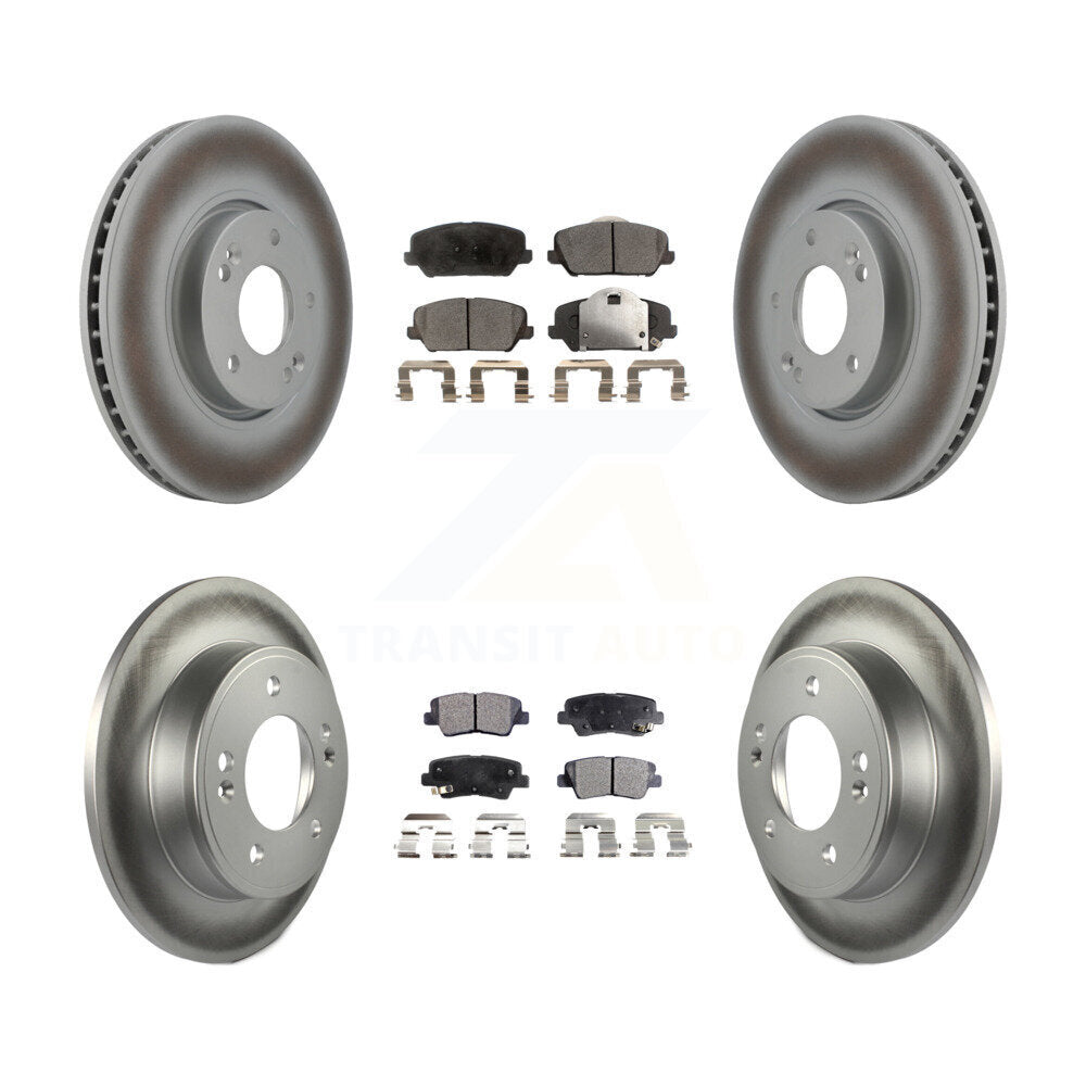 Transit Auto KGT-101020 Disc Brake Kit for 2014-2016 Kia Forte, Kia Forte Koup, Kia Forte5 - Front and Rear