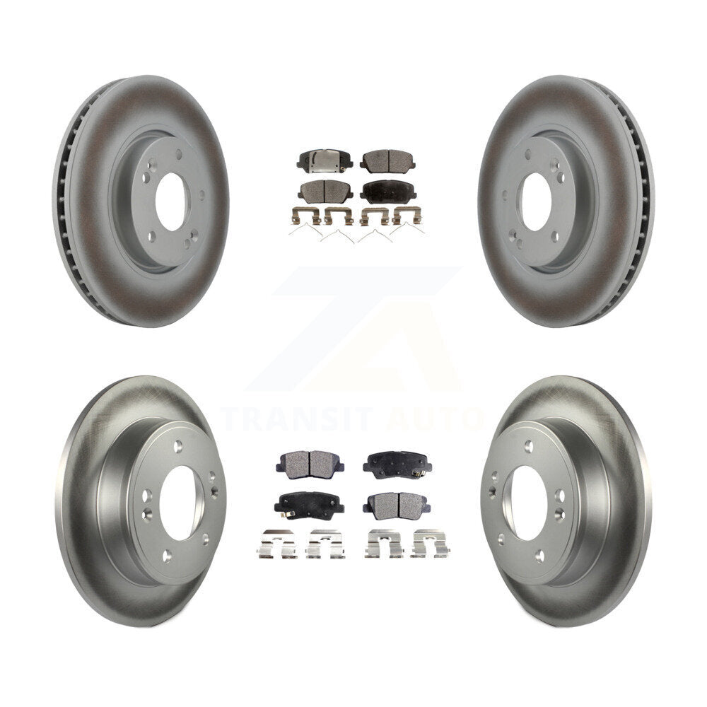 Transit Auto KGT-101021 Disc Brake Kit for 2017 Kia Forte Koup - Front and Rear