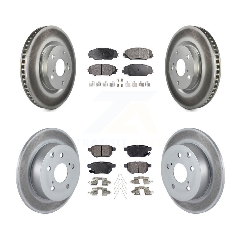 Transit Auto KGT-101029 Disc Brake Kit for 2010 Toyota Matrix - Front and Rear