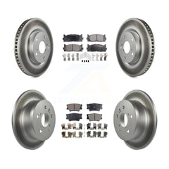 Transit Auto KGT-101035 Disc Brake Kit for 2012-2018 Lexus ES300h, Lexus ES350 and More - Front and Rear