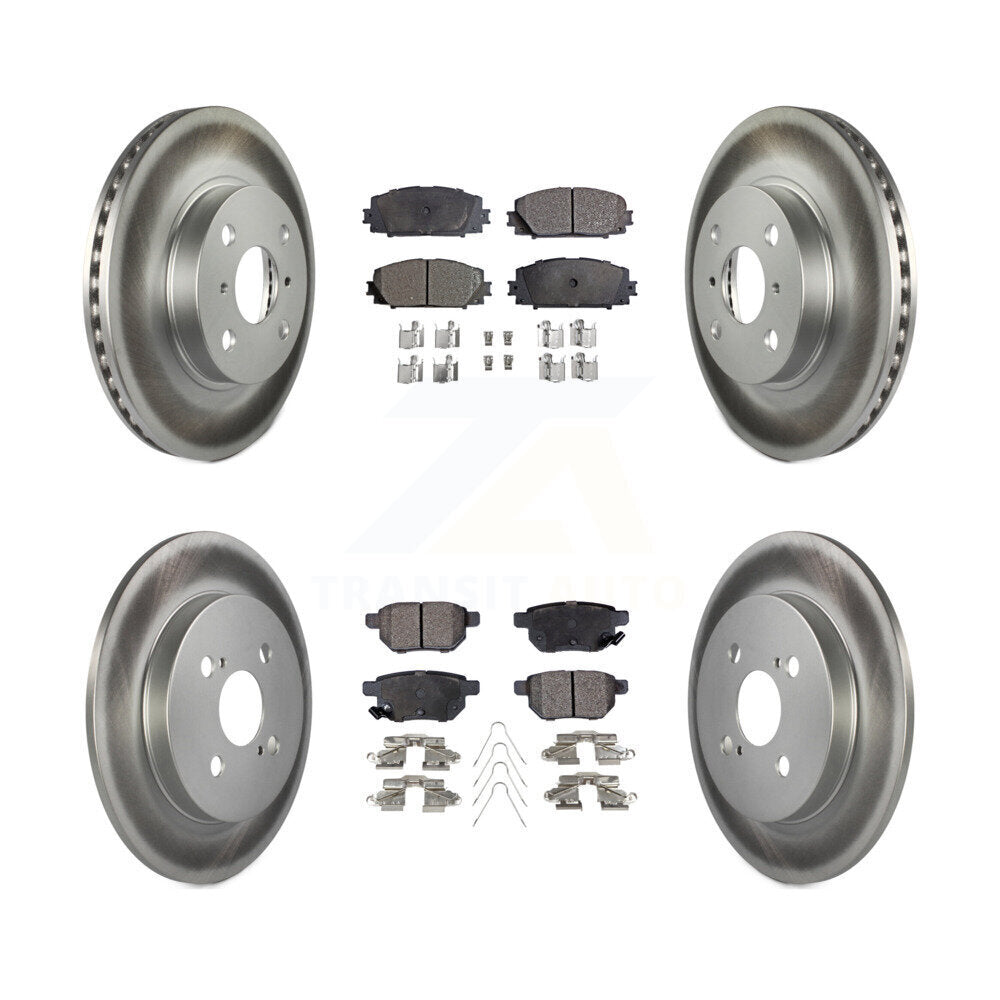 Transit Auto KGT-101037 Disc Brake Kit for 2012-2013 Toyota Yaris - Front and Rear