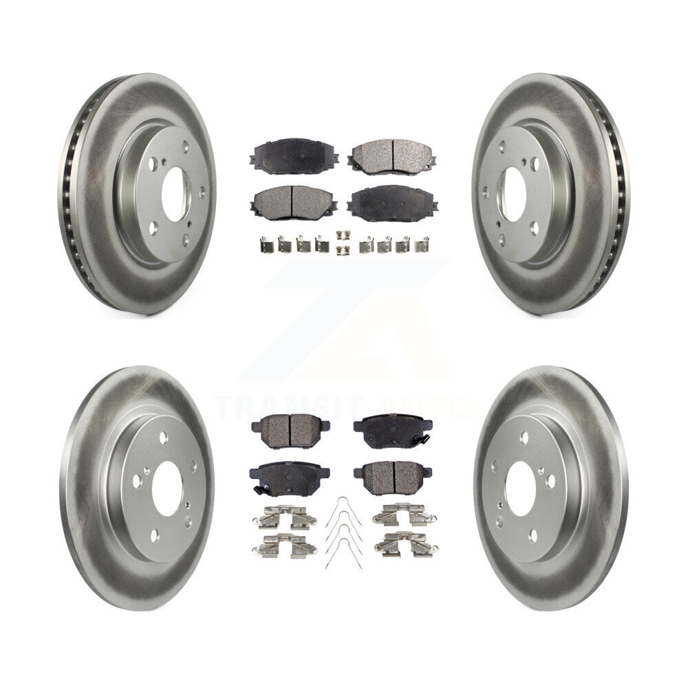Transit Auto KGT-101039 Disc Brake Kit for 2008-2015 Scion xB - Front and Rear