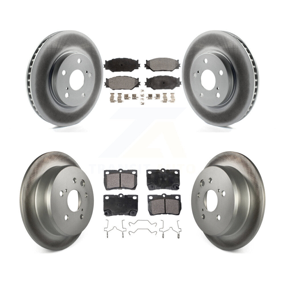 Transit Auto KGT-101046 Disc Brake Kit for 2006-2011 Lexus IS250 - Front and Rear